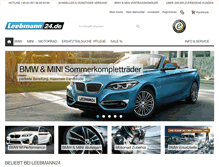 Tablet Screenshot of leebmann24.de